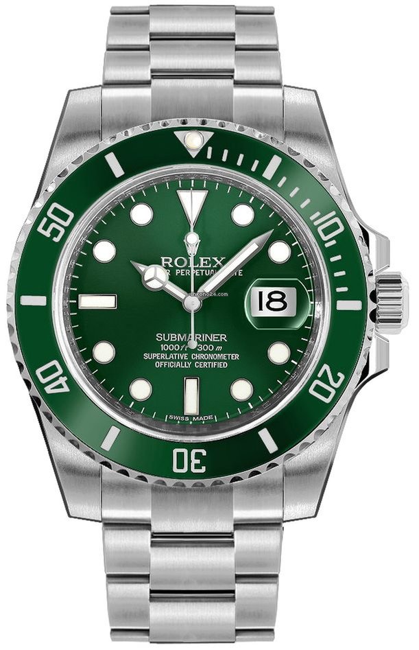 Rolex Submariner Hulk Stainless Steel Green Dial, Bespoke for Price on  request for sale from a Trusted Seller on Chrono24