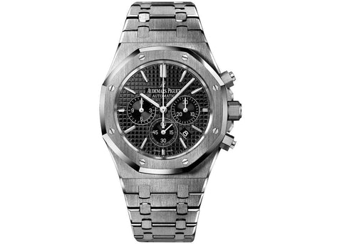 Audemars Piguet Royal Oak Chronograph 41mm Stainless Steel Black Dial - NY WATCH LAB