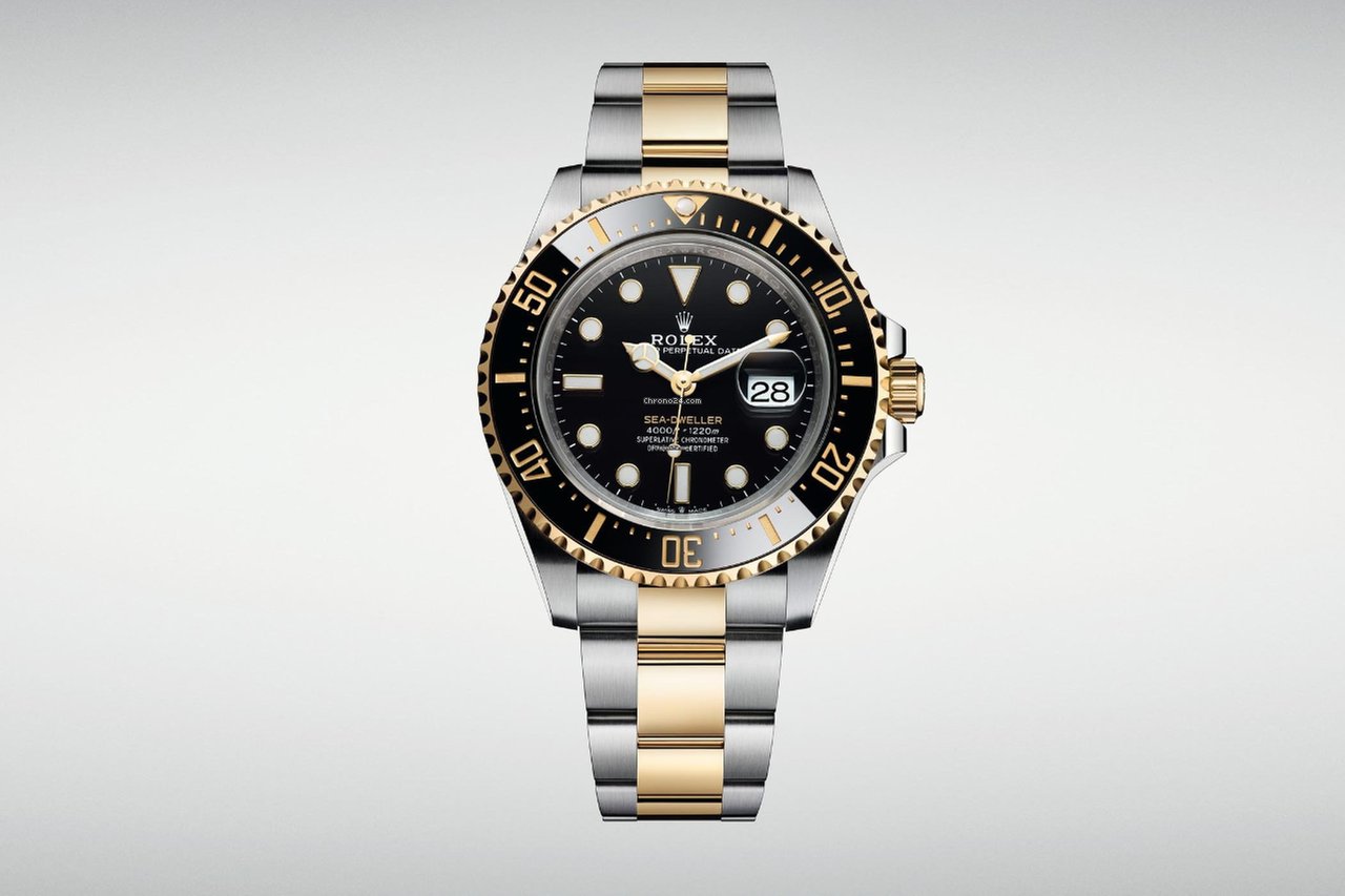 Sea dweller steel and gold Outlet