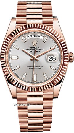 Rolex 40mm day date rose gold Clearance