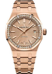 Audemars Piguet Pink Dial Royal Oak 37MM Watch