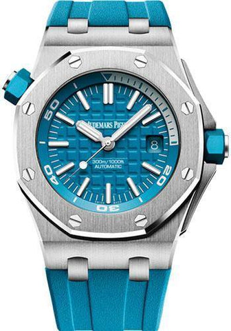 Audemars Piguet Royal Oak Offshore Diver Watch-Blue Dial 42mm-15710ST.OO.A032CA.01 - NY WATCH LAB