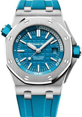 Audemars Piguet Royal Oak Offshore Diver Watch-Blue Dial 42mm-15710ST.OO.A032CA.01 - NY WATCH LAB