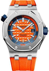 Audemars Piguet Royal Oak Offshore Diver Special Edition Watch-Orange Dial 42mm-15710ST.OO.A070CA.01 - NY WATCH LAB