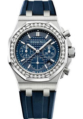Audemars Piguet Royal Oak Offshore Selfwinding Chronograph Watch-Blue Dial 37mm-26231ST.ZZ.D027CA.01 - NY WATCH LAB