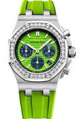 Audemars Piguet Royal Oak Offshore Selfwinding Chronograph Watch-Green Dial 37mm-26231ST.ZZ.D038CA.01 - NY WATCH LAB