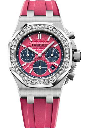 Audemars Piguet Royal Oak Offshore Selfwinding Chronograph Watch-Pink Dial 37mm-26231ST.ZZ.D069CA.01 - NY WATCH LAB
