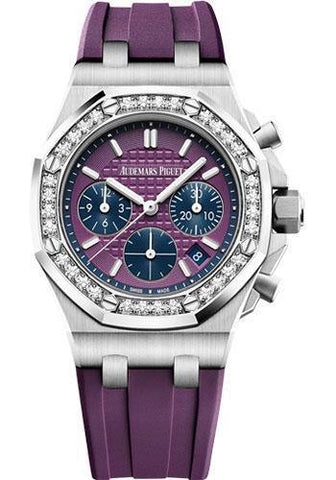 Audemars Piguet Royal Oak Offshore Selfwinding Chronograph Watch-Pink Dial 37mm-26231ST.ZZ.D075CA.01 - NY WATCH LAB