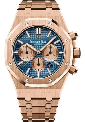 Audemars Piguet 41MM Royal Oak Blue Dial Chronograph Watch