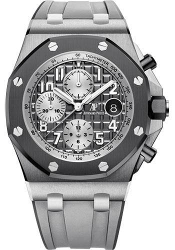 Audemars Piguet Royal Oak Offshore Selfwinding Chronograph Watch-Grey Dial 42mm-26470IO.OO.A006CA.01 - NY WATCH LAB