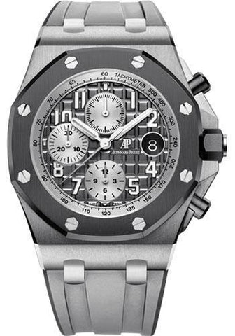 Audemars Piguet Royal Oak Offshore Selfwinding Chronograph Watch-Grey Dial 42mm-26470IO.OO.A006CA.01 - NY WATCH LAB