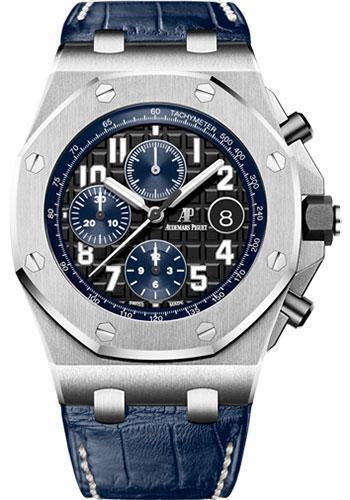 Audemars Piguet Royal Oak Offshore Chronograph Watch-Black Dial 42mm-26470ST.OO.A028CR.01 - NY WATCH LAB