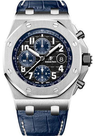 Audemars Piguet Royal Oak Offshore Chronograph Watch-Black Dial 42mm-26470ST.OO.A028CR.01 - NY WATCH LAB