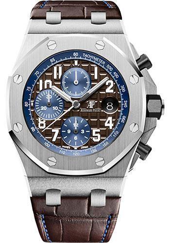 Audemars Piguet Royal Oak Offshore Selfwinding Chronograph Watch-Brown Dial 42mm-26470ST.OO.A099CR.01 - NY WATCH LAB