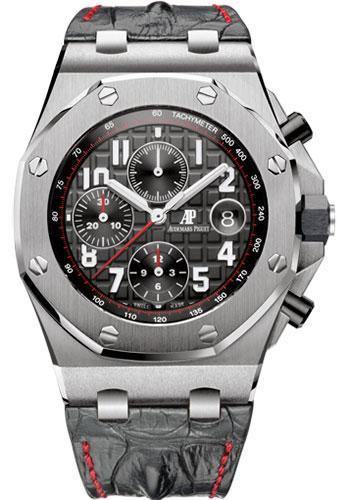 Audemars Piguet Royal Oak Offshore Chronograph Watch-Black Dial 42mm-26470ST.OO.A101CR.01 - NY WATCH LAB