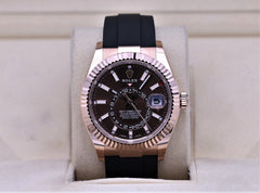 Rolex 326235 Sky-Dweller Rose Gold Chocolate Dial Oysterflex 2021 NEW