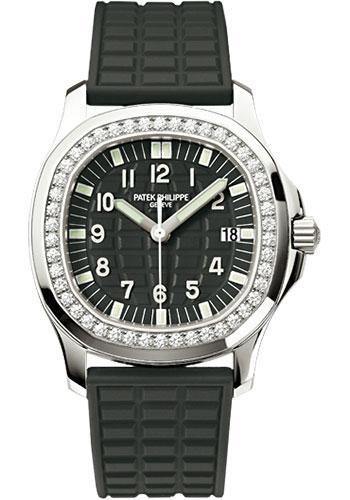 Patek Philippe 35.2mm Aquanaut Luce Watch Black Dial 5067A - NY WATCH LAB