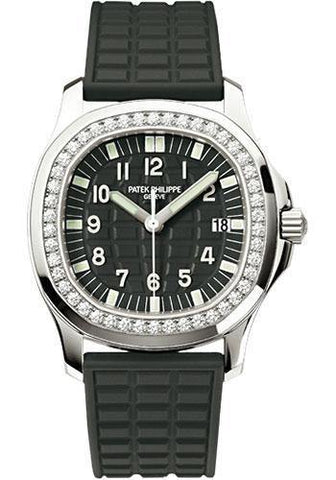 Patek Philippe 35.2mm Aquanaut Luce Watch Black Dial 5067A - NY WATCH LAB