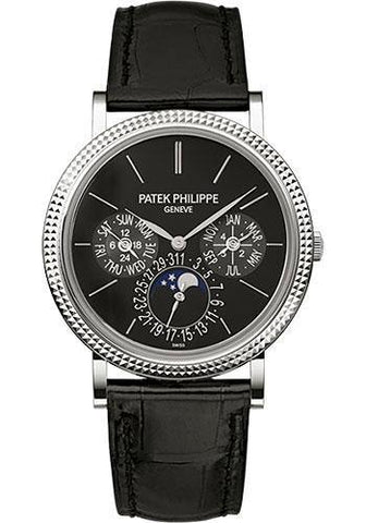 Patek Philippe 38mm Ladies Grand Complications Watch Black Dial 5139G - NY WATCH LAB