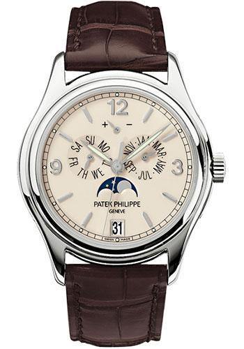 Patek Philippe 39mm Annual Calendar Compicated Watch Cream Dial 5146G - NY WATCH LAB