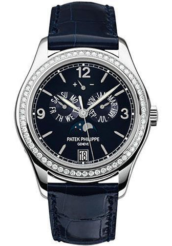 Patek Philippe 39mm Annual Calendar Compicated Watch Blue Dial 5147G - NY WATCH LAB