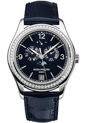 Patek Philippe 39mm Annual Calendar Compicated Watch Blue Dial 5147G - NY WATCH LAB