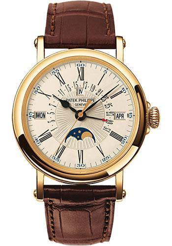 Patek Philippe 38mm Perpetual Calendar Moonphase Grand Complication Watch C Dial 5159J - NY WATCH LAB