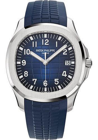 Patek Philippe 42.2mm Men's Aquanaut Watch Blue Dial 5168G - NY WATCH LAB