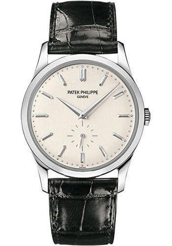 Patek Philippe 37mm Calatrava Watch Gray Dial 5196G - NY WATCH LAB