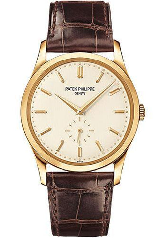 Patek Philippe 37mm Calatrava Watch White Dial 5196J - NY WATCH LAB