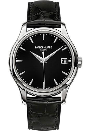 Patek Philippe 39mm Calatrava Watch Black Dial 5227G - NY WATCH LAB