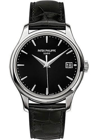 Patek Philippe 39mm Calatrava Watch Black Dial 5227G - NY WATCH LAB