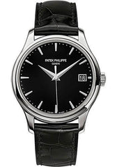 Patek Philippe 39mm Calatrava Watch Black Dial 5227G - NY WATCH LAB