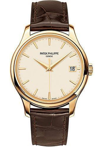 Patek Philippe 39mm Calatrava Watch Ivory Dial 5227J - NY WATCH LAB