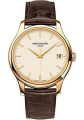 Patek Philippe 39mm Calatrava Watch Ivory Dial 5227J - NY WATCH LAB