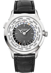 Patek Philippe 38.5mm World Time Complicated Watch Gray Dial 5230G - NY WATCH LAB