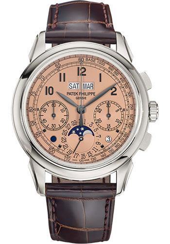 Patek Philippe 41mm Grand Complications Chronograph Perpetual Calendar - Platinum - Golden Opaline Dial Opaline Dial 5270P - NY WATCH LAB