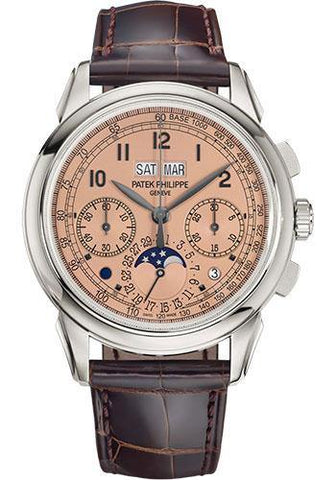 Patek Philippe 41mm Grand Complications Chronograph Perpetual Calendar - Platinum - Golden Opaline Dial Opaline Dial 5270P - NY WATCH LAB