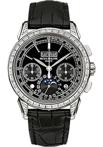 Patek Philippe 41mm Men Grand Complications Perpetual Calender Chronogragh Watch Black Dial 5271P - NY WATCH LAB