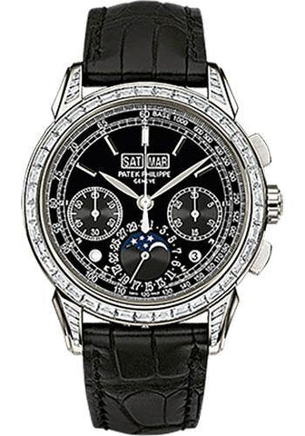 Patek Philippe 41mm Men Grand Complications Perpetual Calender Chronogragh Watch Black Dial 5271P - NY WATCH LAB