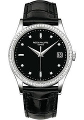 Patek Philippe 38mm Calatrava Watch Black Dial 5297G - NY WATCH LAB