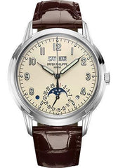 Patek Philippe 40mm Grand Complications Perpetual Calendar - White Gold - Lacquered Cream Dial C Dial 5320G - NY WATCH LAB