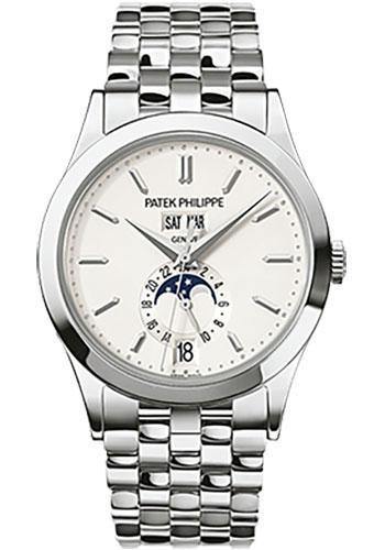 Patek Philippe 38.5mm Annual Calendar Complicated Watch Opaline Dial 5396/1G - NY WATCH LAB