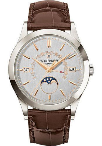 Patek Philippe 39.5mm Men Grand Complications Watch Silver Dial 5496P - NY WATCH LAB