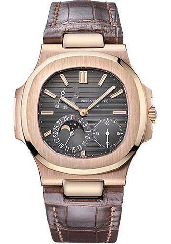 Patek Philippe 40mm Nautilus Watch Black Dial 5712R - NY WATCH LAB
