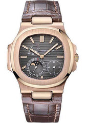Patek Philippe 40mm Nautilus Watch Black Dial 5712R - NY WATCH LAB