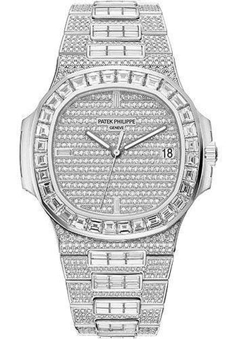 Patek Philippe 40mm Nautilus Watch White Dial 5719/10G - NY WATCH LAB