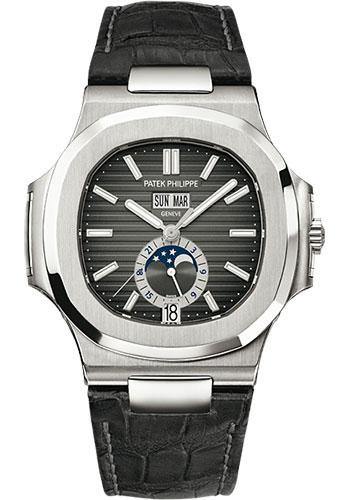 Patek Philippe 40mm Nautilus Watch Black Dial 5726A - NY WATCH LAB