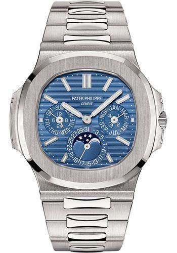 Patek Philippe 40mm Nautilus Grand Complication Perpetual Calendar Watch Blue Dial 5740/1G - NY WATCH LAB