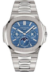 Patek Philippe 40mm Nautilus Grand Complication Perpetual Calendar Watch Blue Dial 5740/1G - NY WATCH LAB